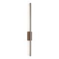 Smukły kinkiet metalowo-drewniany podłużny brązowy LED 13W 79cm FLASH NEW BROWN WOOD KINKIET M 11404 TK Lighting
