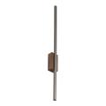 Smukły kinkiet metalowo-drewniany podłużny brązowy LED 13W 79cm FLASH NEW BROWN WOOD KINKIET M 11404 TK Lighting
