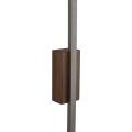 Podłużny, smukły brązowy kinkiet metalowo-drewniany LED 25W 108cm FLASH NEW BROWN WOOD KINKIET L 11405 TK Lighting