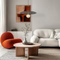 Nowoczesna lampa wisząca brązowa z aluminium do jadalni, salonu ONDA NEW BROWN 1xE27 11408 TK Lighting