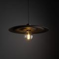 Nowoczesna lampa wisząca brązowa z aluminium do jadalni, salonu ONDA NEW BROWN 1xE27 11408 TK Lighting