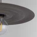 Nowoczesna lampa wisząca brązowa z aluminium do jadalni, salonu ONDA NEW BROWN 1xE27 11408 TK Lighting