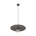 Nowoczesna lampa wisząca brązowa z aluminium do jadalni, salonu ONDA NEW BROWN 1xE27 11408 TK Lighting