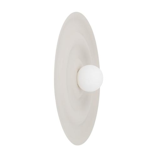 Okrągły kinkiet do nowoczesnego salonu, kolor kaszmirowy Ø60cm ciekawy efekt świetlny ONDA KASZMIR L 1xG9 11411 TK Lighting