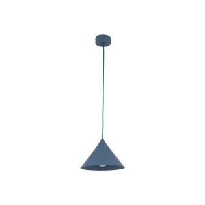 Stylowy zwis z niebieskim kloszem stożkiem do kuchni Ø21cm CONO S NAVY 1xE27 11413 TK Lighting
