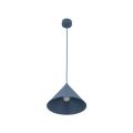 Nowoczesna lampa wisząca nad stół do jadalni, niebieski metalowy klosz stożek CONO M NAVY 1xE27 11414 TK Lighting