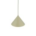 Zielona lampa wisząca z metalowym kloszem stożkiem Ø26cm do salonu, jadalni CONO M PISTACIO 1xE27 11418 TK Lighting