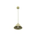 Zielona lampa wisząca z metalowym kloszem stożkiem Ø26cm do salonu, jadalni CONO M PISTACIO 1xE27 11418 TK Lighting