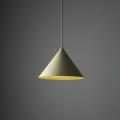 Lampa wisząca w loftowym stylu, zielony klosz stożek, idealna do jadalni CONO M PISTACIO 1xE27 11418 TK Lighting