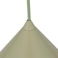 Lampa wisząca w loftowym stylu, zielony klosz stożek, idealna do jadalni CONO M PISTACIO 1xE27 11418 TK Lighting