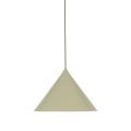 Lampa wisząca w loftowym stylu, zielony klosz stożek, idealna do jadalni CONO M PISTACIO 1xE27 11418 TK Lighting