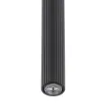 Zwis, lampa wisząca wąska tubka z ryflowaną strukturą do salonu FERRO BLACK 500 1xG9 11421 TK Lighting