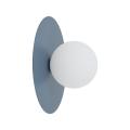 Niebiesko-biały nowoczesny kinkiet do salonu, sypialni Ø25cm PIXI NAVY 1xXG9 11428 TK Lighting