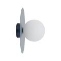 Niebiesko-biały nowoczesny kinkiet do salonu, sypialni Ø25cm PIXI NAVY 1xXG9 11428 TK Lighting