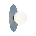 Niebiesko-biały nowoczesny kinkiet do salonu, sypialni Ø25cm PIXI NAVY 1xXG9 11428 TK Lighting
