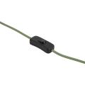 Zielona lampka nocna do sypialni, zielona podstawa i biały klosz kulka MIKI PISTACIO BIG 52cm wysokości 1xE27 11430 TK Lighting
