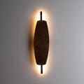 Dekoracyjny kinkiet do salonu, drewniany klosz MAREVA M ORZECH LED 9W 11433 TK Lighting