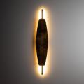 Drewniano-metalowy kinkiet do nowoczesnych i industrialnych wnętrz MAREVA L ORZECH LED 18W 11434 TK Lighting