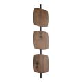 Minimalistyczny kinkiet do salonu SELVA L kolor orzech 18W LED drewniana dekoracja 11436 TK Lighting