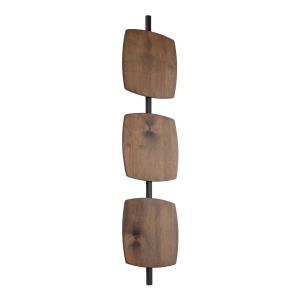 Minimalistyczny kinkiet do salonu SELVA L kolor orzech 18W LED drewniana dekoracja 11436 TK Lighting
