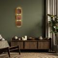 Minimalistyczny kinkiet do salonu SELVA L kolor orzech 18W LED drewniana dekoracja 11436 TK Lighting
