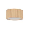 Okrągły spot, lampa natynkowa do sypialni, salonu  EVE CORTE WOOD drewniany klosz 1xGX53 11441 TK Lighting