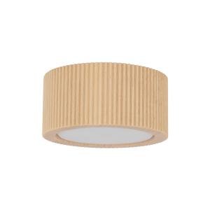 Okrągły spot, lampa natynkowa do sypialni, salonu  EVE CORTE WOOD drewniany klosz 1xGX53 11441 TK Lighting