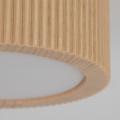 Okrągły spot, lampa natynkowa do sypialni, salonu  EVE CORTE WOOD drewniany klosz 1xGX53 11441 TK Lighting