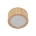 Okrągły spot, lampa natynkowa do sypialni, salonu  EVE CORTE WOOD drewniany klosz 1xGX53 11441 TK Lighting