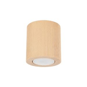 Spot natynkowy ryflowany drewniany  EVE CORTE WOOD do garderoby, przedpokoju 1xGU10 11442 TK Lighting