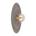 Brązowy okrągły kinkiet do nowoczesnych wnętrz ONDA NEW BROWN M 1xG9 11410 TK Lighting