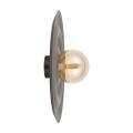 Brązowy okrągły kinkiet do nowoczesnych wnętrz ONDA NEW BROWN M 1xG9 11410 TK Lighting