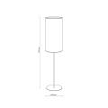 Nowoczesna lampa podłogowa stojąca do jadalni, kolor sabia FIENO SABIA 1xE27 16196 TK Lighting