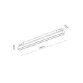 MAGNETIC EASY LINE WHITE 24W CCT 18272 TK Lighting