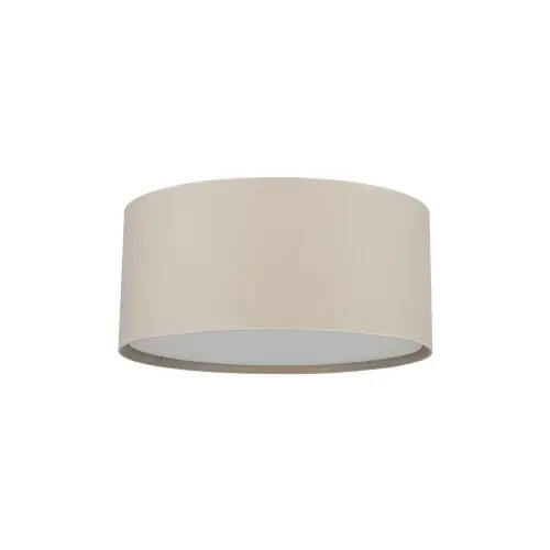 Lampa sufitowa okrągła z lnianym abażurem do salonu Ø77cm LARGO LINEN 6xE27 11699 TK Lighting