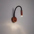 Czarno-ceglany kinkiet z włącznikiem idealny do sypialni LAGOS BRICK/BLACK 1xG9 11448 TK Lighting