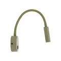 Kinkiet z włącznikiem i elastycznym ramieniem zielony LAGOS OLIVE 1xG9 11450 TK Lighting