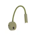 Kinkiet z włącznikiem i elastycznym ramieniem zielony LAGOS OLIVE 1xG9 11450 TK Lighting