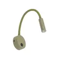 Kinkiet z włącznikiem i elastycznym ramieniem zielony LAGOS OLIVE 1xG9 11450 TK Lighting