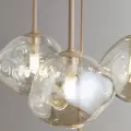 Lampa wisząca z 7 szklanymi, asymetrycznymi kloszami LAVA SABIA 11132 7xG9 TK Lighting