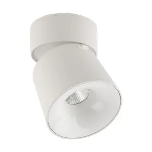 Lampa sufitowa, biały reflektorek z aluminium do salonu, kuchni - wbudowany LED 7W ze zmienną barwą KYOTO WHITE CCT 18151 TK Lighting
