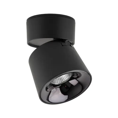 Czarny spot natynkowy ruchomy do kuchni, przedpokoju 1x7W LED zmienna barwa KYOTO BLACK CCT 18152 TK Lighting