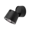 Czarny spot natynkowy ruchomy do kuchni, przedpokoju 1x7W LED zmienna barwa KYOTO BLACK CCT 18152 TK Lighting