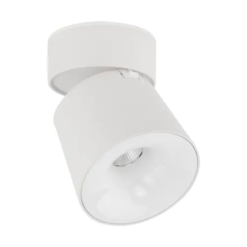 Biała lampa punktowa, ruchomy reflektorek do nowoczesnych wnętrz 1x12W LED ze zmienną barwą KYOYO WHITE CCT 18153 TK Lighting