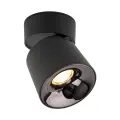 Reflektorek sufitowy czarny ruchomy, spot do oświetlenia korytarza 1x12W LED wybór barwy KYOTO BLACK CCT 18154 TK Lighting