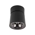 Reflektorek sufitowy czarny ruchomy, spot do oświetlenia korytarza 1x12W LED wybór barwy KYOTO BLACK CCT 18154 TK Lighting