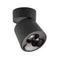 Czarna lampa sufitowa, spot - oświetlenie punktowe kuchni, przedpokoju 1x18W ze zmienną barwą światła KYOTO BLACK CCT 18156 TK Lighting
