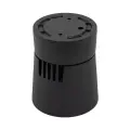 Czarna lampa sufitowa, spot - oświetlenie punktowe kuchni, przedpokoju 1x18W ze zmienną barwą światła KYOTO BLACK CCT 18156 TK Lighting