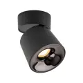 Czarna lampa sufitowa, spot - oświetlenie punktowe kuchni, przedpokoju 1x18W ze zmienną barwą światła KYOTO BLACK CCT 18156 TK Lighting