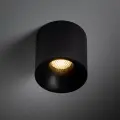 Czarna lampa natynkowa tuba 18W LED ze zmienną barwą do kuchni, przedpokoju BLAZE BLACK CCT 18160 TK Lighting
